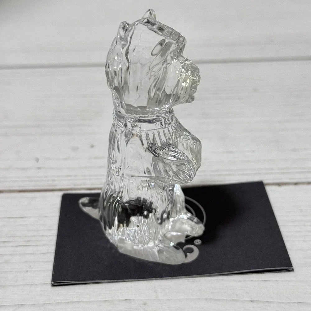 Vintage Collectible Waterford Crystal Scottish Terrier Dog Figurine  Germany